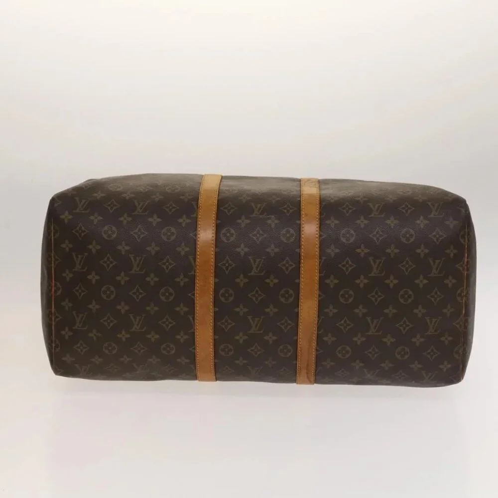 LOUIS VUITTON Monogram Keepall 55 Boston Bag M41424 LV Auth ar13669 - Picture 7 of 16
